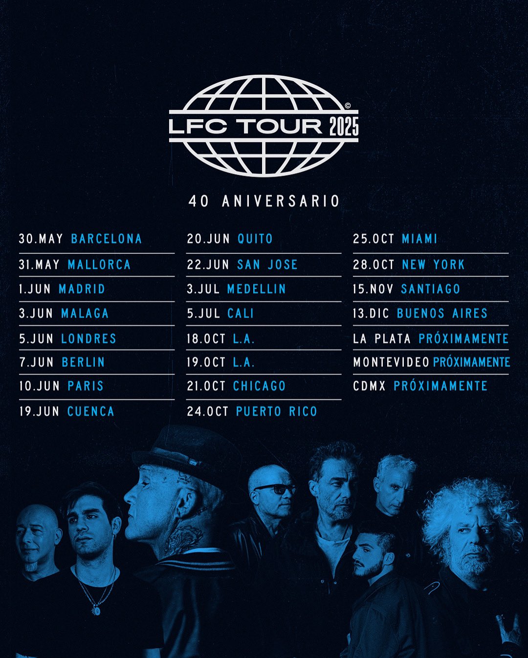 Los Fabulosos Cadillacs Tour Poster 2025